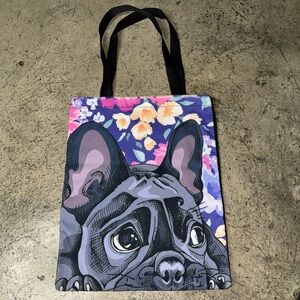 Super cute frenchie french bulldog tote bag listing for @roversmom